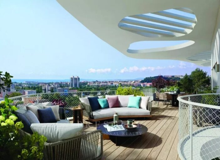 Nice Ouest,  3 pièces neuf vue mer balcon et parking – 3 pièces – 2 chambres – NR voyageurs – 64.79 m²