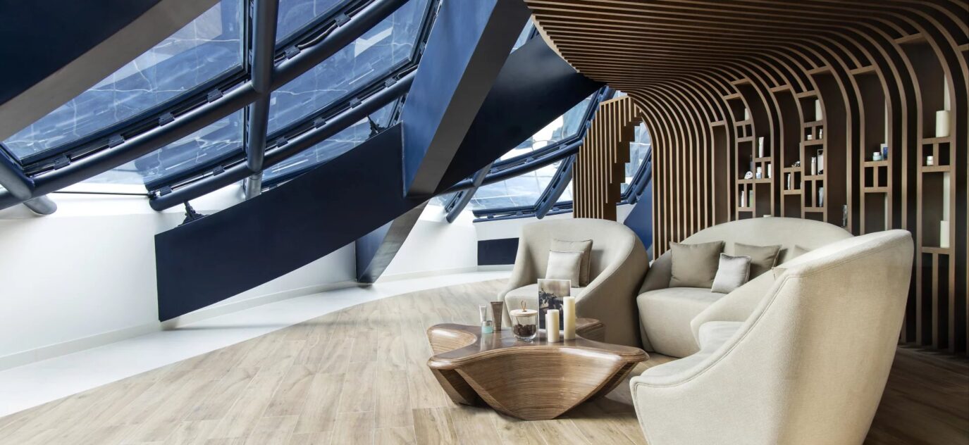 Penthouse au chef-d’œuvre de Dame Zaha Hadid – 5 pièces – 4 chambres – 22 voyageurs – 12700 m²