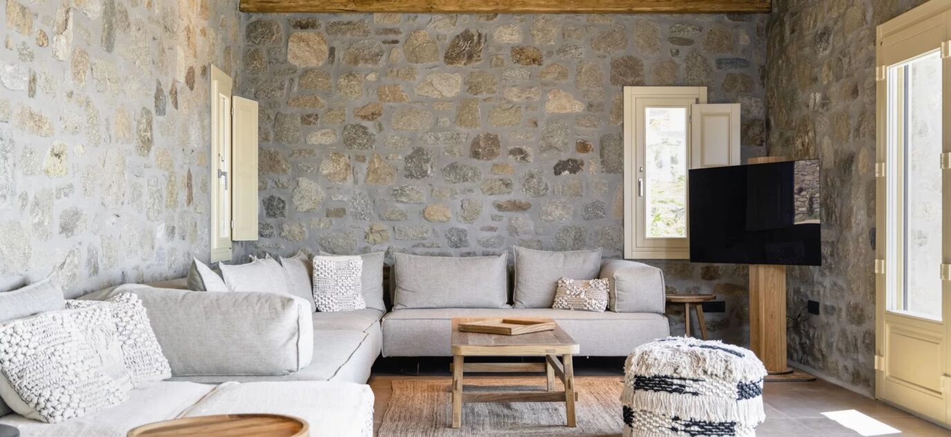 Villa sereine à Mykonos – pouvant accueillir 6 personnes – NR pièces – 3 chambres – 6 voyageurs – 310 m²