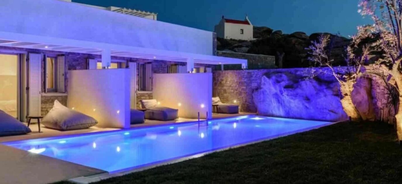 Luxe absolu de Mykonos – pouvant accueillir 14 personnes – NR pièces – 6 chambres – 12 voyageurs – 680 m²