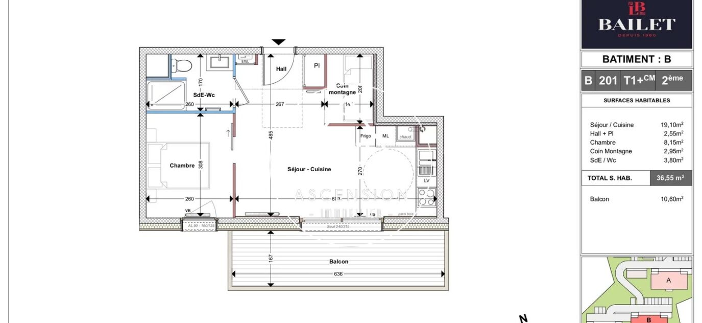 Appartement neuf – Studio et coin montagne – Le Snow Roc – Saint-Jean-d’Aulps – 1 pièce – NR chambres – NR voyageurs – 36.3 m²