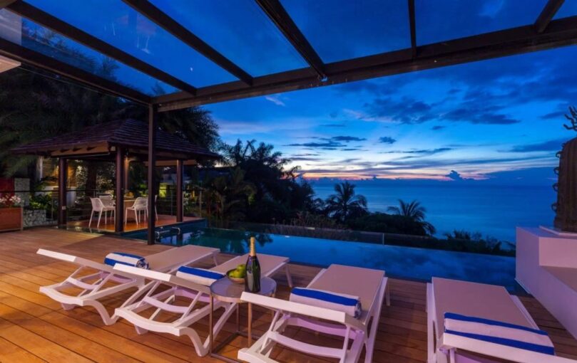 Villa élégante avec vue sur la mer située à Surin – 4 pièces – 3 chambres – 400 m²