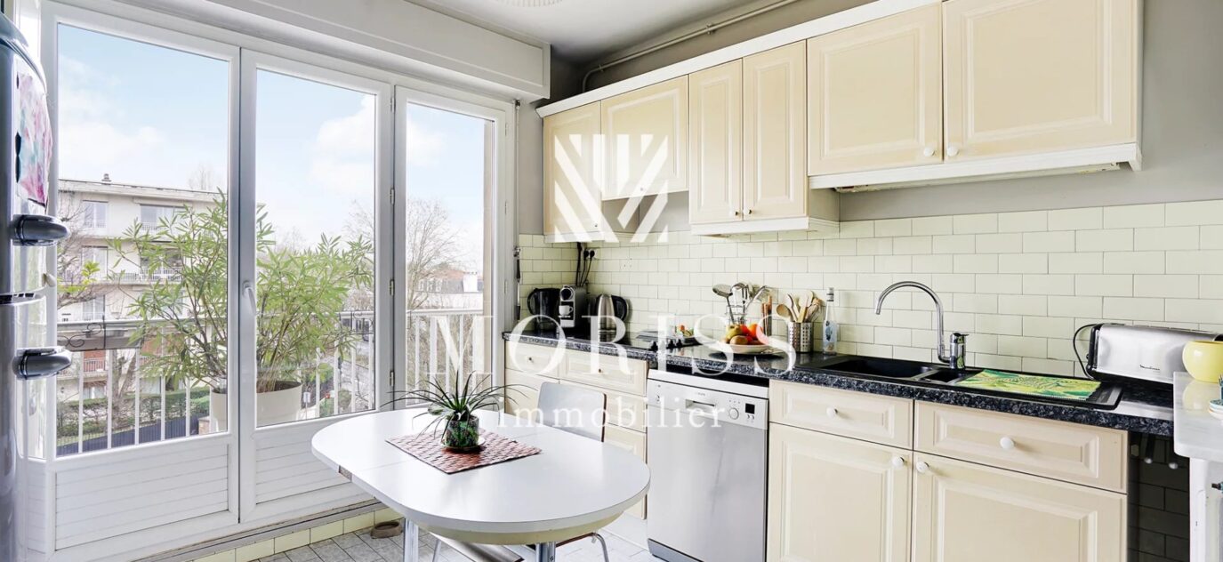 Nogent-sur-Marne – Appartement de 3/4 pièces + 20 m2 de balcon – 4 pièces – 2 chambres – 92 m²