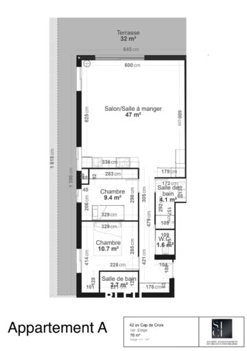 Appartement 3 pièces – Cimiez – 3 pièces – 2 chambres – 14 voyageurs – 76 m²