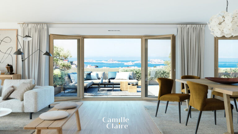 Appartement T3 Marseille 13007 – 3 pièces – 2 chambres – 60 m²