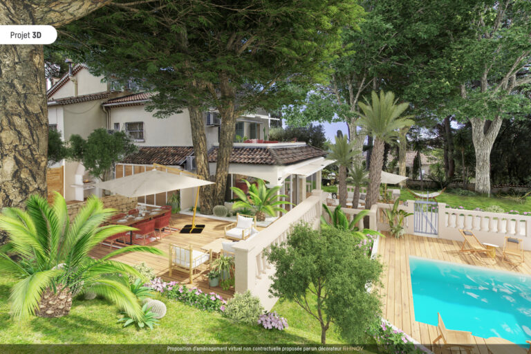 Vente Bandol (83), Villa provençale de 259 m2 sur 3 niveaux  – 12 pièces – 9 chambres – 258.79 m²