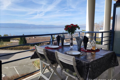 Appartement T3 vue lac à Publier / Evian-les-Bains  – 3 pièces – 2 chambres – 60 m²