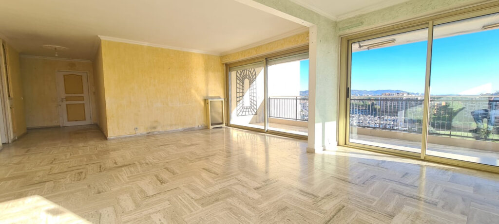 Magnifique vue mer pour cet appartement T5  terrasse garage – 5 pièces – 3 chambres – 110 m²