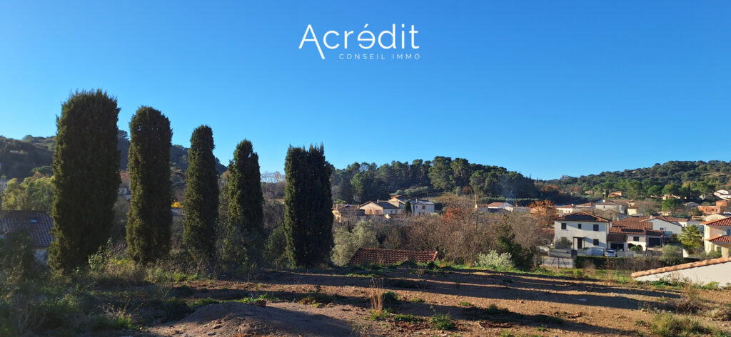Terrain viabilisé avec vue dégagée à Clermont l’Hérault – 776 m²
