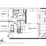 T3 avec terrasse sud et garage – LA LONDE – CENTRE VILLE – 3 pièces – 2 chambres – 69.23 m²