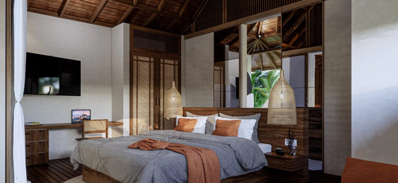Villa 1 lit avec vue sur la rivière – Lombok – 2 pièces – 1 chambre – 22 voyageurs – 123 m²
