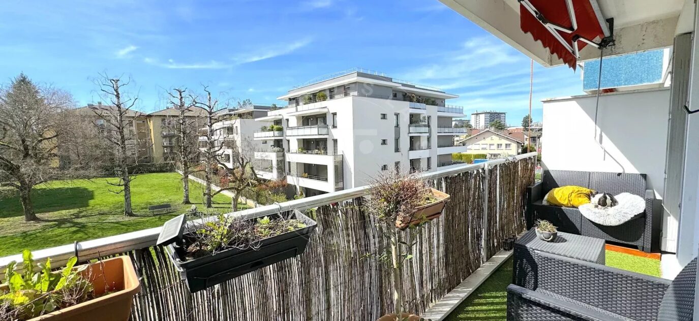 A Vendre Appartement Type 4 à Annecy-le-Vieux – Vue Parc – 4 pièces – NR chambres – 70 m²