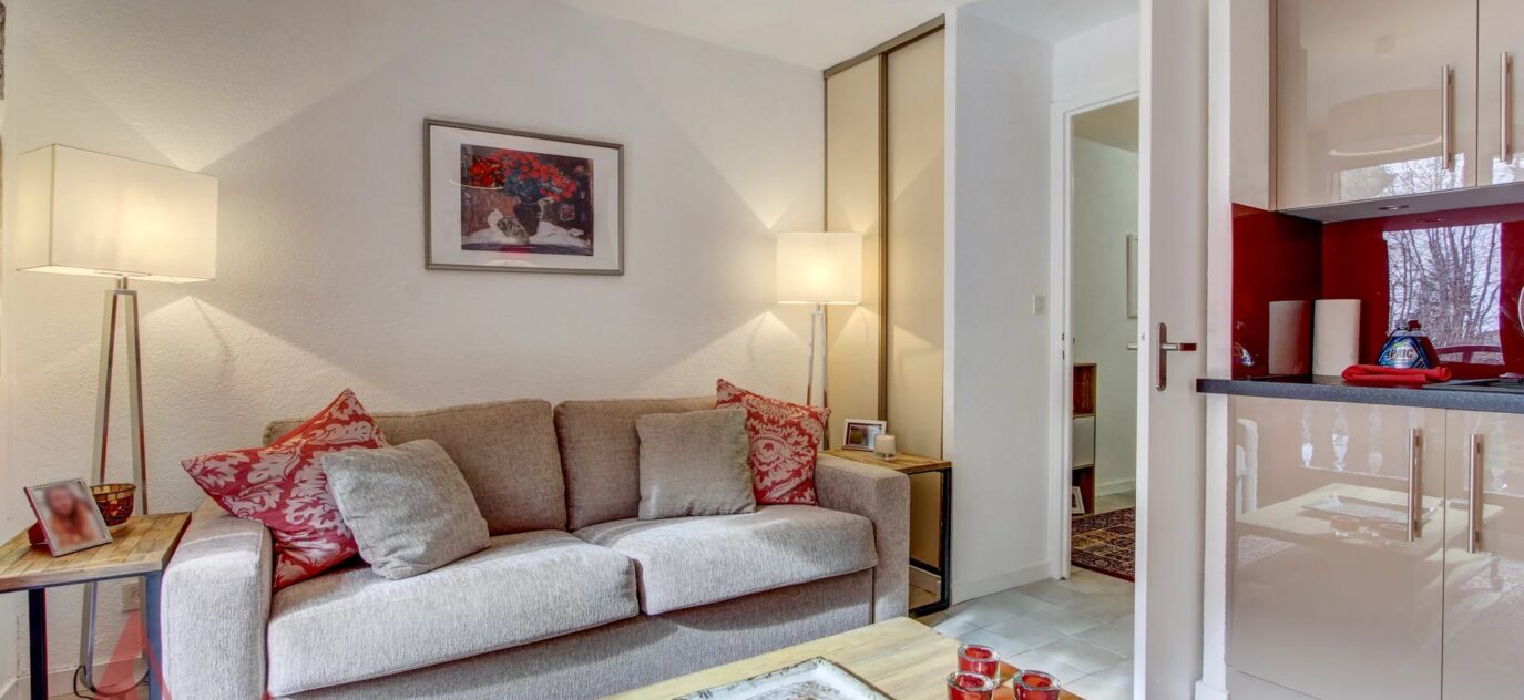 Superbe appartement de 2 pièces au pied des remontées mécaniques de Nyon à Morzine – 2 pièces – 1 chambre – 8 voyageurs – 27.78 m²