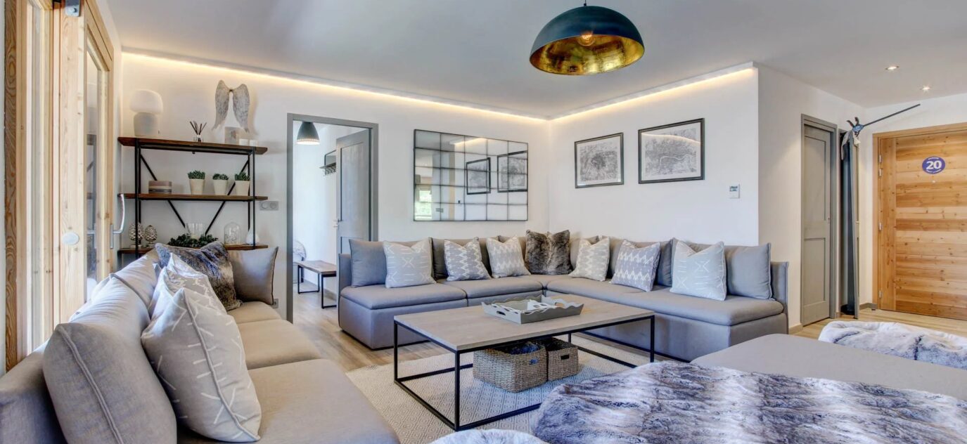 Luxueux appartement de 3 chambres + coin nuit en plein centre de Morzine – 4 pièces – 3 chambres – 8 voyageurs – 83.39 m²