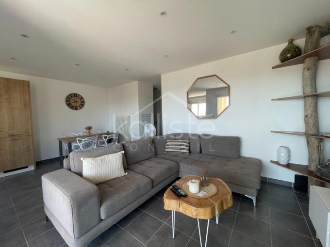 Appartement T2 avec terrasse vue mer – AJACCIO Ricanto – 2 pièces – 1 chambre – 61 m²