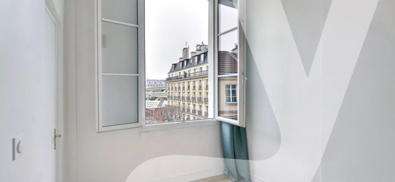 Paris 1er Quartier Les Halles – 2/3 pièces traversant – 3 pièces – NR chambres – 8 voyageurs – 62 m²