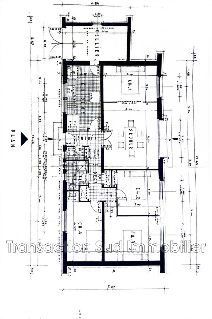 vente maison 5 Pièce(s) – 5 pièces – 3 chambres – NR voyageurs – 82.64 m²
