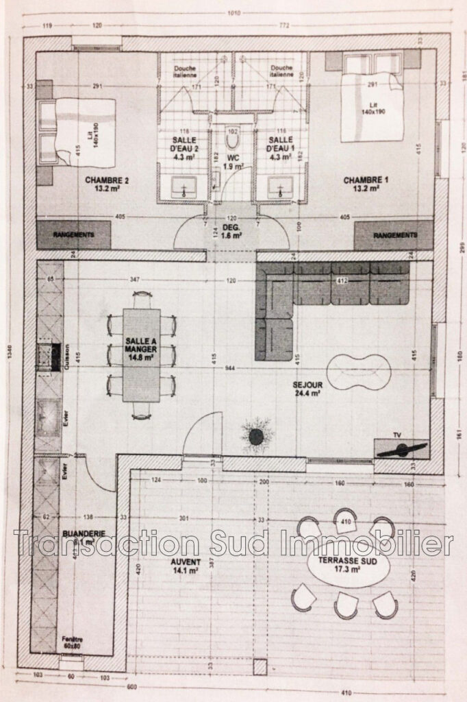 vente villa 3 Pièce(s) – 3 pièces – 2 chambres – NR voyageurs – 90.00 m²