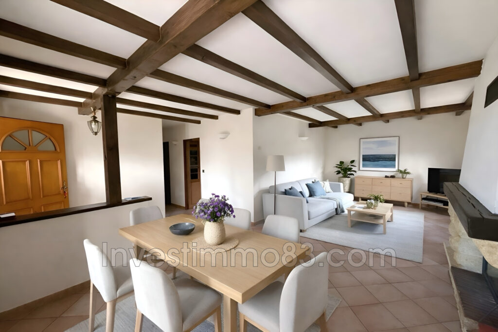 NOUVEAUTE NANS LES PINS 83: Dans un cadre champêtre proche du  – 5 pièces – 3 chambres – NR voyageurs – 106.00 m²