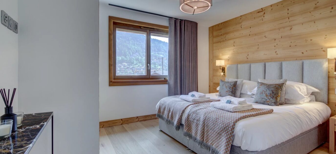 Luxueux appartement de 3 chambres + coin nuit en plein centre de Morzine – 4 pièces – 3 chambres – 8 voyageurs – 83.39 m²