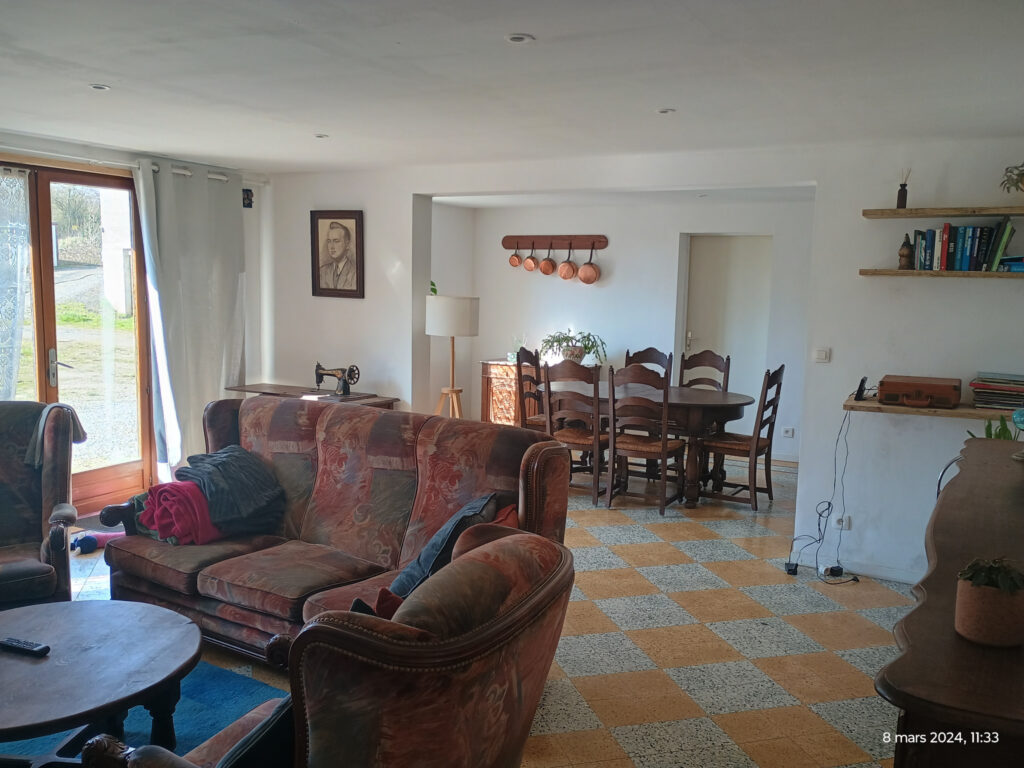 AISNE SAINT-ALGIS Ancien moulin avec étang  – 7 pièces – 4 chambres – 199 m²