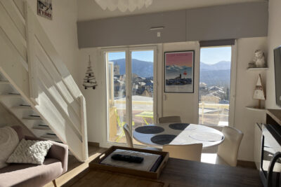PIED DES PISTES APPARTEMENT AVEC GARAGE – 2 pièces – 1 chambre – 36 m²