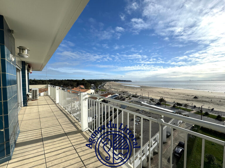 St Georges de Didonne, pleine vue mer, très bel appartement – 4 pièces – 3 chambres – 124.21 m²