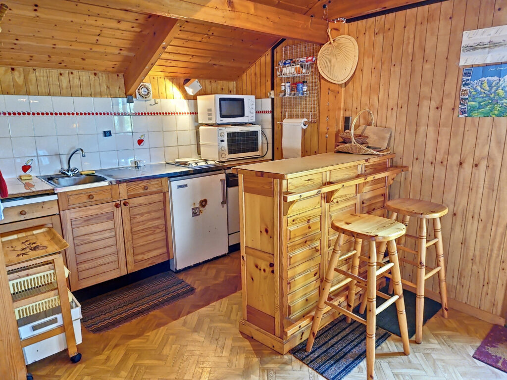 Chalet avec magnifique vue sur la montagne – 4 pièces – 3 chambres – 60 m²