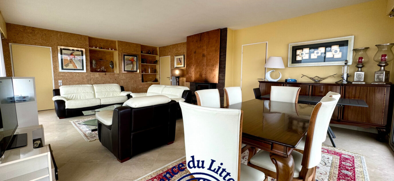 St Georges de Didonne, pleine vue mer, très bel appartement – 4 pièces – 3 chambres – 124.21 m²