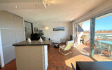 Appartement vue mer avec ascenseur au port de Saint Cyprien. – 3 pièces – 2 chambres – 55 m²
