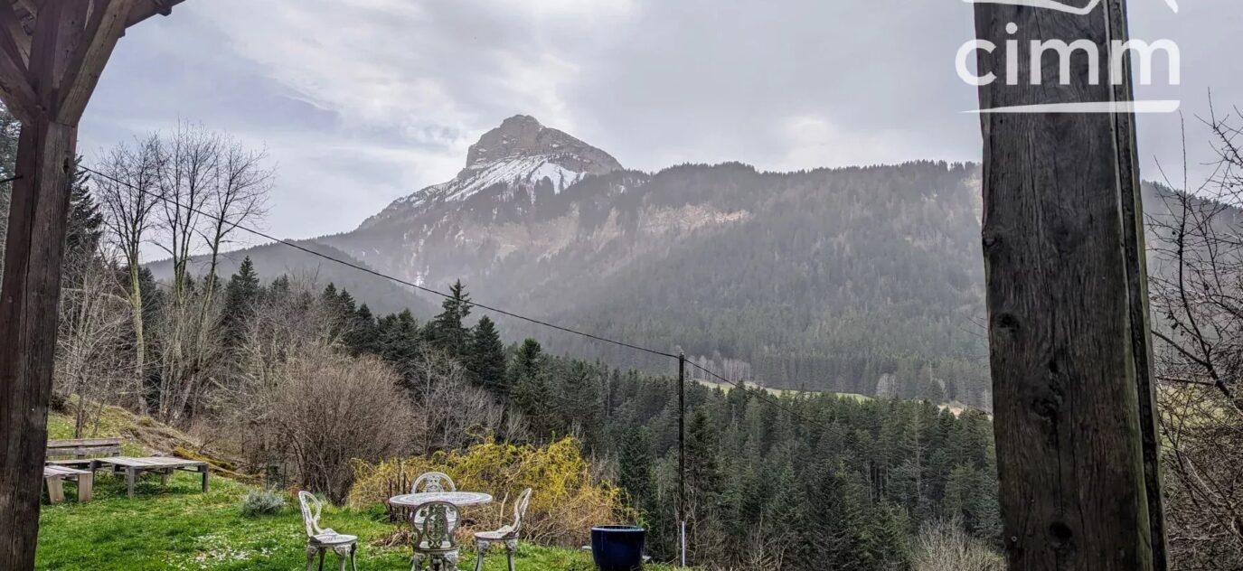 Grange rénovée avec vue imprenable sur Chamechaude – 6 pièces – 3 chambres – 8 voyageurs – 118.5 m²