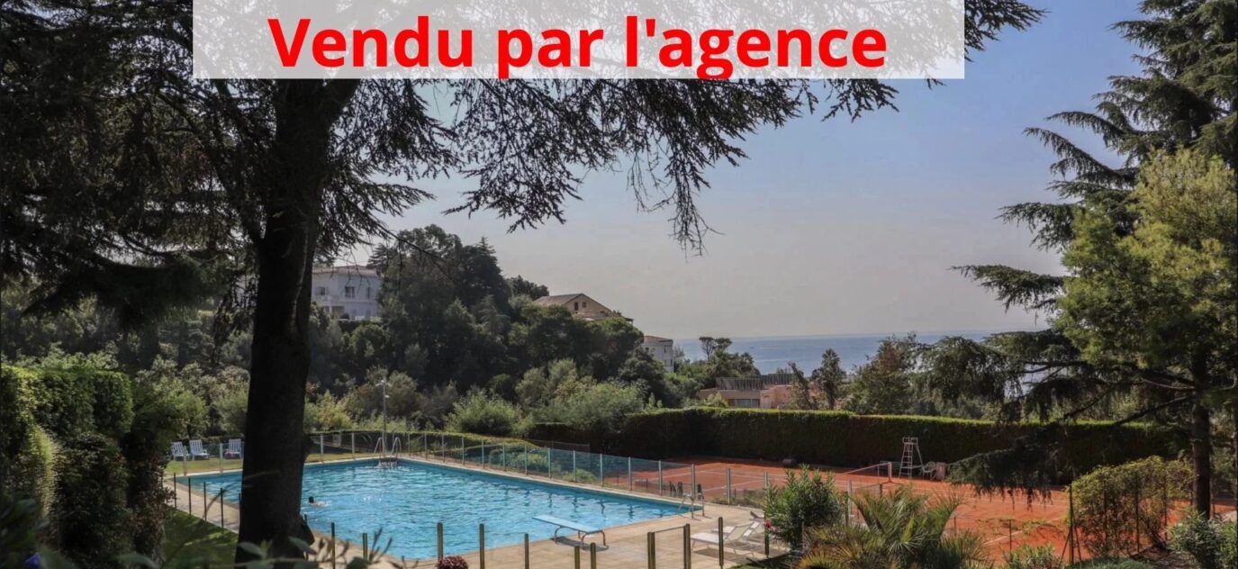 Cannes résidentiel, 3P vue mer, piscine – 3 pièces – 1 chambre – 61 m²