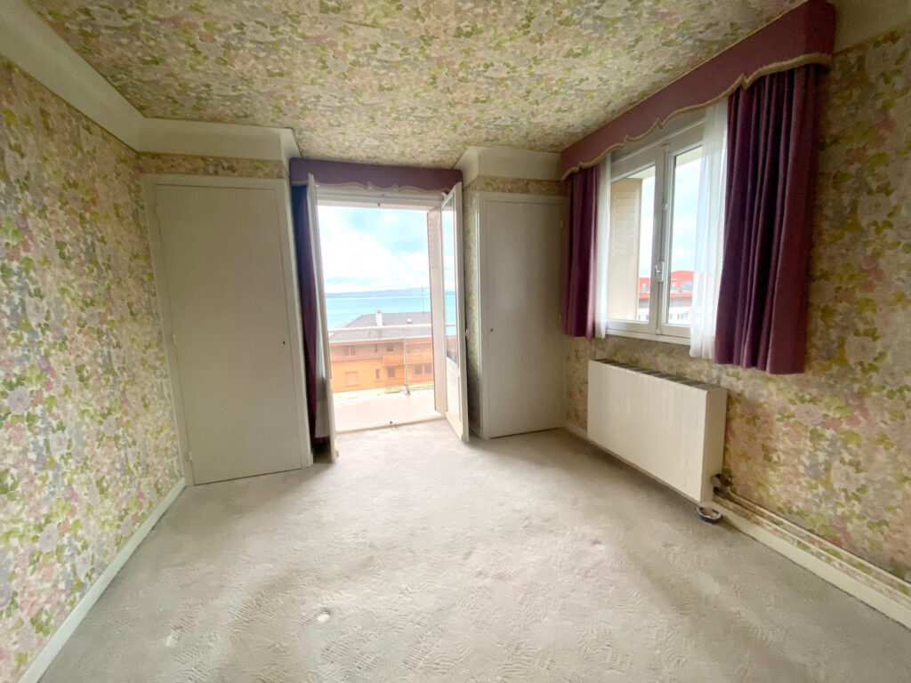 Grand appartement T3 vue lac à Evian-les-Bains  – 3 pièces – 2 chambres – 74 m²