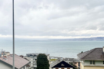 Grand appartement T3 vue lac à Evian-les-Bains  – 3 pièces – 2 chambres – 74 m²