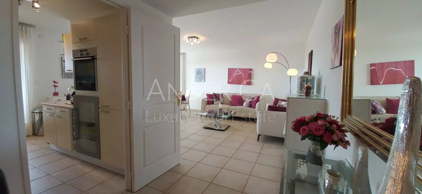 Mandelieu superbe vue mer – 3 pièces – 2 chambres – 76.38 m²