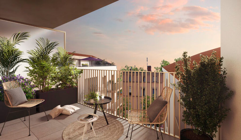 APPARTEMENT T3 65M2  – LYON 9 / RÉSIDENCE FAUBOURG VALMY / P – 3 pièces – 2 chambres – 4  – 65.43 m²