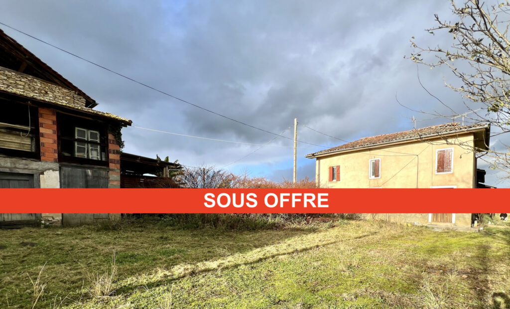 Corps de ferme à renover et ses 4ha de terres – 4 pièces – 3 chambres – 2  – 110 m²