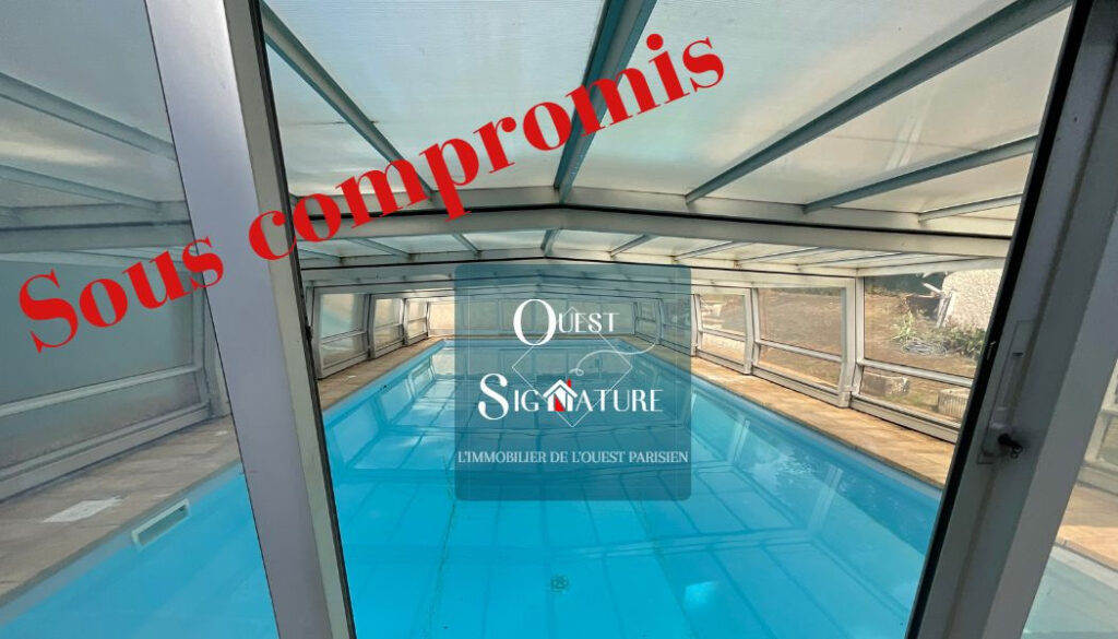 ISSOU- Maison F6 avec piscine – Bord de Seine – 6 pièces – 4 chambres – NR  – 136 m²