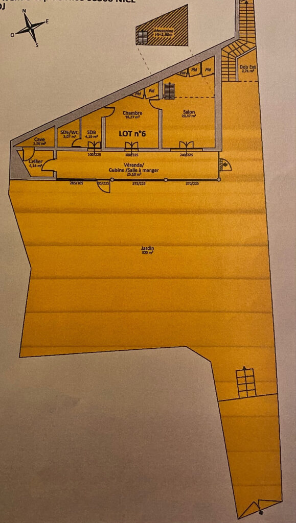 EXCLUSIVITE. CAP DE NICE – 3 pièces – 1 chambre – 2  – 77 m²