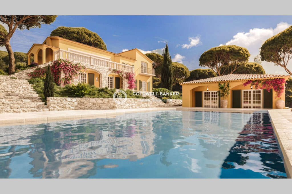 Superbe villa provençale avec vue mer panoramique – Golfe de S – 8 pièces – 7 chambres – 4  – 275.00 m²