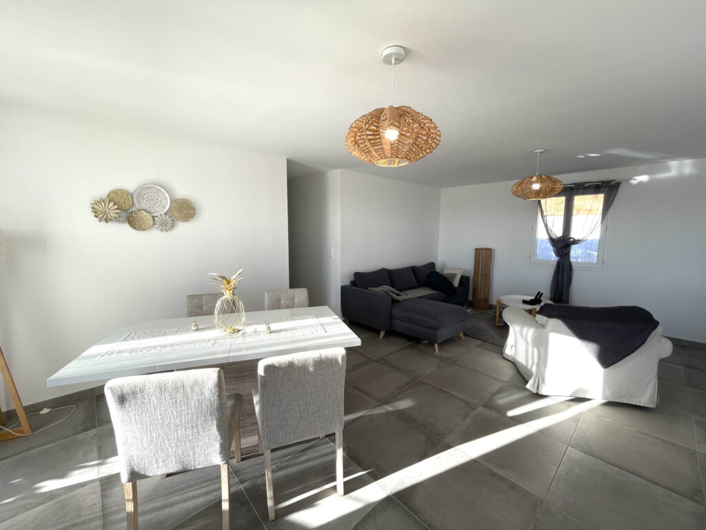 Vente villa individuelle neuve T4 avec garage – 4 pièces – 3 chambres – 6  – 91 m²