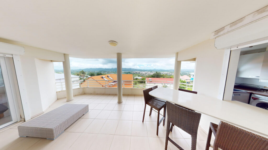 LE LAMENTIN Acajou Appartement F4 vue dégagée – Location eub – 4 pièces – 3 chambres – 100 m²