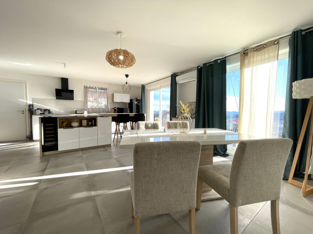 Vente villa individuelle neuve T4 avec garage – 4 pièces – 3 chambres – 6  – 91 m²