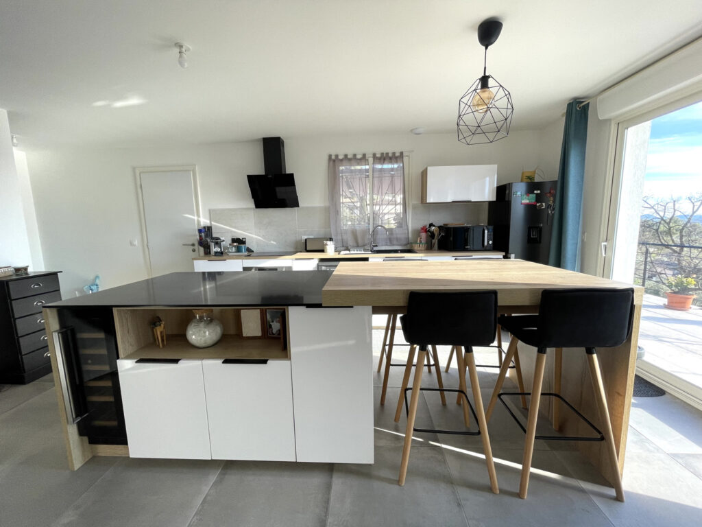 Vente villa individuelle neuve T4 avec garage – 4 pièces – 3 chambres – 6  – 91 m²