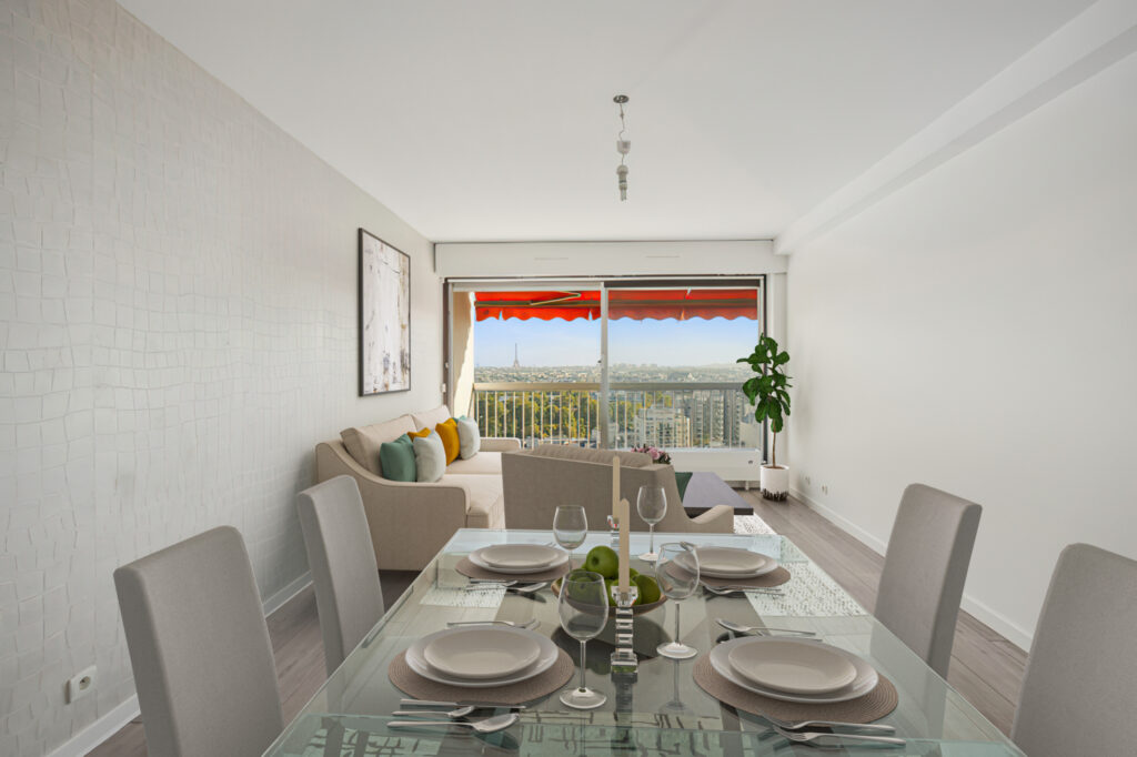 Courbevoie (92) – Quai de Seine – Appartement familial – 3 pièces – 2 chambres – NR  – 68 m²