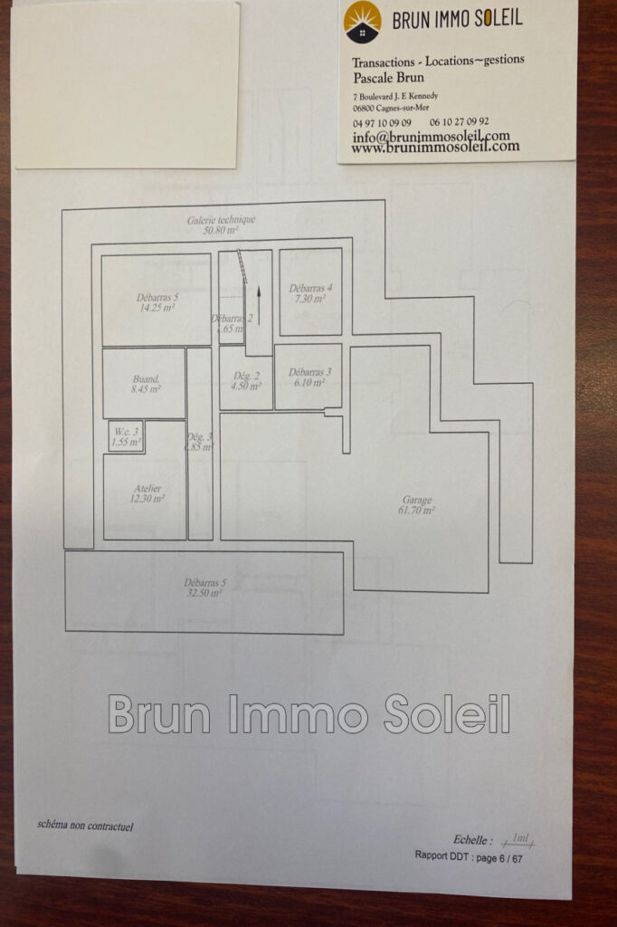 VUE MER   SAINT JEANNET  BRUN IMMO SOLEIL 7BD Kennedy cagnes   – 8 pièces – 4 chambres – 250.00 m²