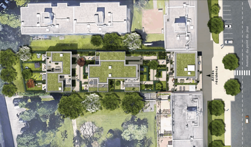 3 PIÈCES – 67.2 m2 – 1 Parking – 3 pièces – 2 chambres – 6  – 67.2 m²