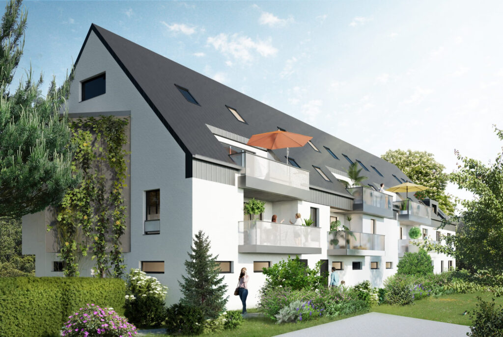 Programme Neuf La Roselière Strasbourg Robertsau – 4 pièces – 2 chambres – 6  – 88.09 m²