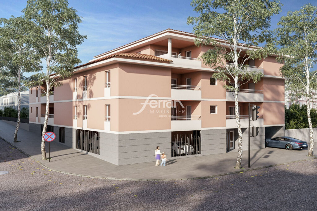 À Draguignan, dans une résidence neuve, livraison prévue 1er t – 3 pièces – 2 chambres – 4  – 75.35 m²