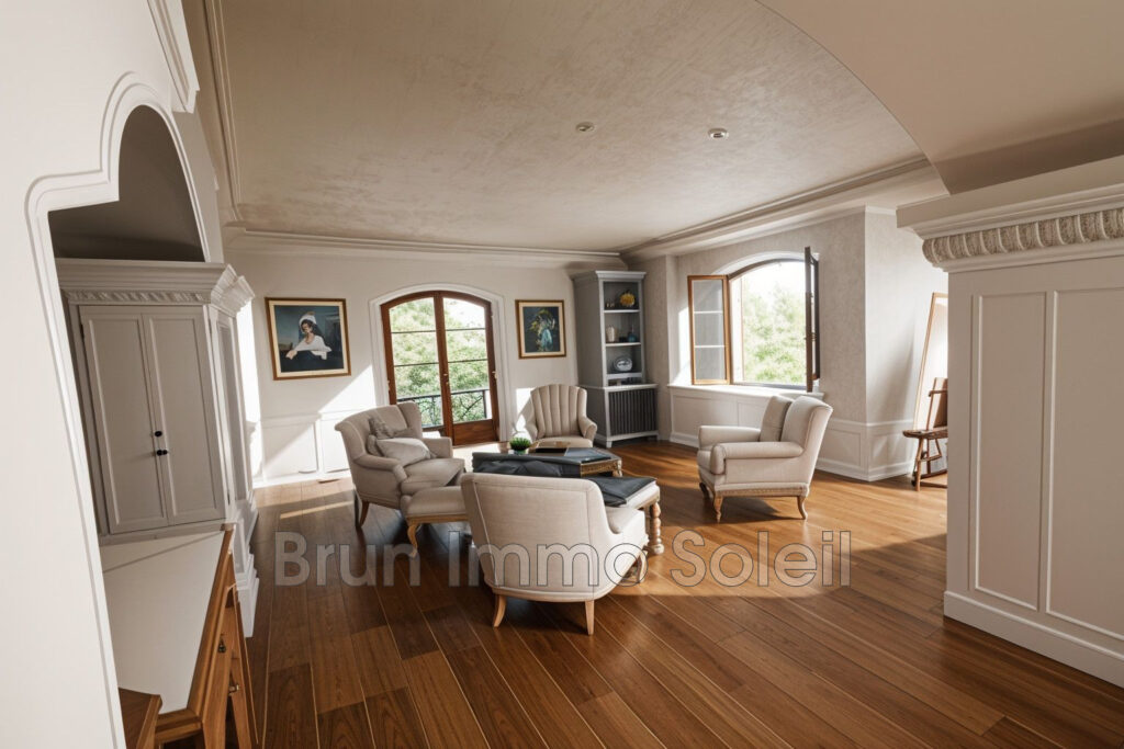 VUE MER   SAINT JEANNET  BRUN IMMO SOLEIL 7BD Kennedy cagnes   – 8 pièces – 4 chambres – 250.00 m²